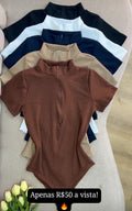 Body Feminino Gola Alta - Belle Lily