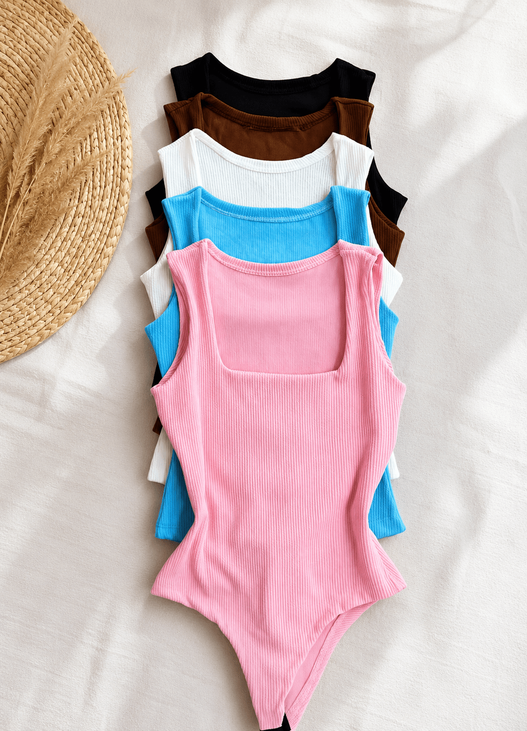 Body Feminino Gola Quadrada - Belle Lily